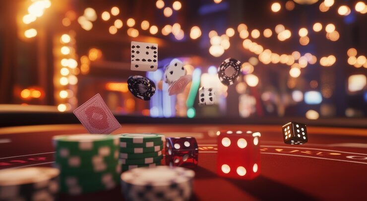 SA Gaming live blackjack table with professional dealer and multi-camera broadcast